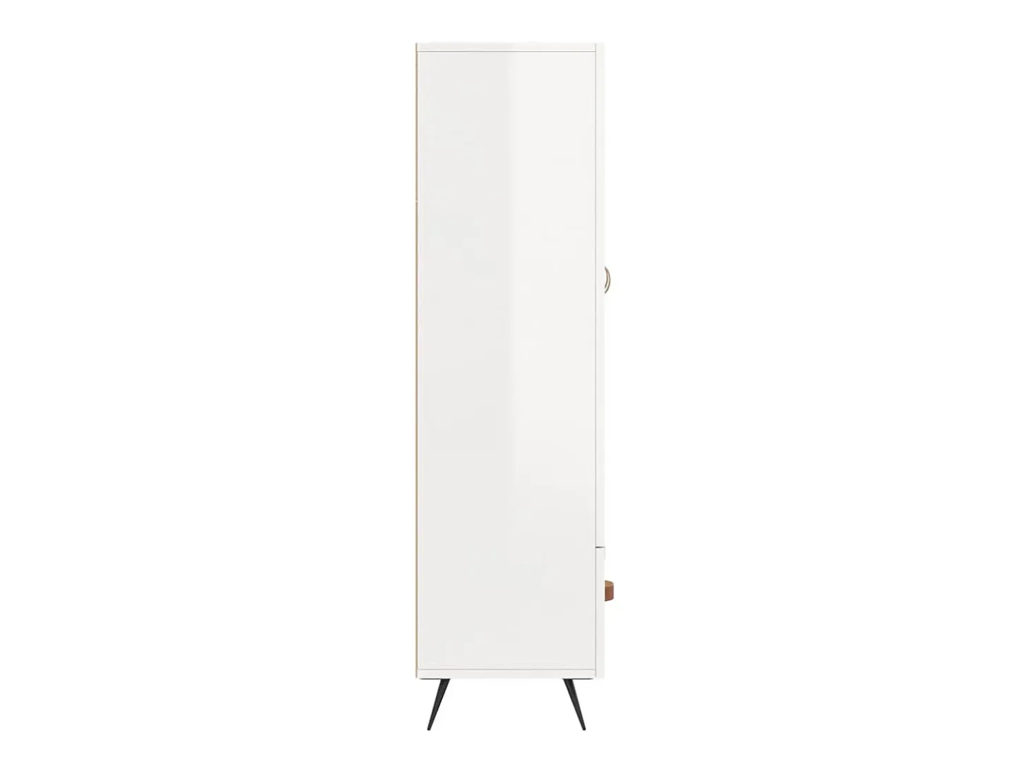 Aparador buffet cómoda mueble mueble de almacenaje organizador cocina salón salón alto brillo 69,5 x 31 x 115 cm madera contrachapada blanco 02_0032998