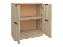 Aparador buffet cómoda mueble almacenaje organizador cocina salón salón Sonoma 60 x 30 x 70 cm madera contrachapada marrón 02_0031584