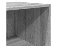 Aparador buffet cómoda mueble almacenaje organizador cocina salón salón alto Sonoma 50 x 41 x 185 cm madera contrachapada gris 02_0035371