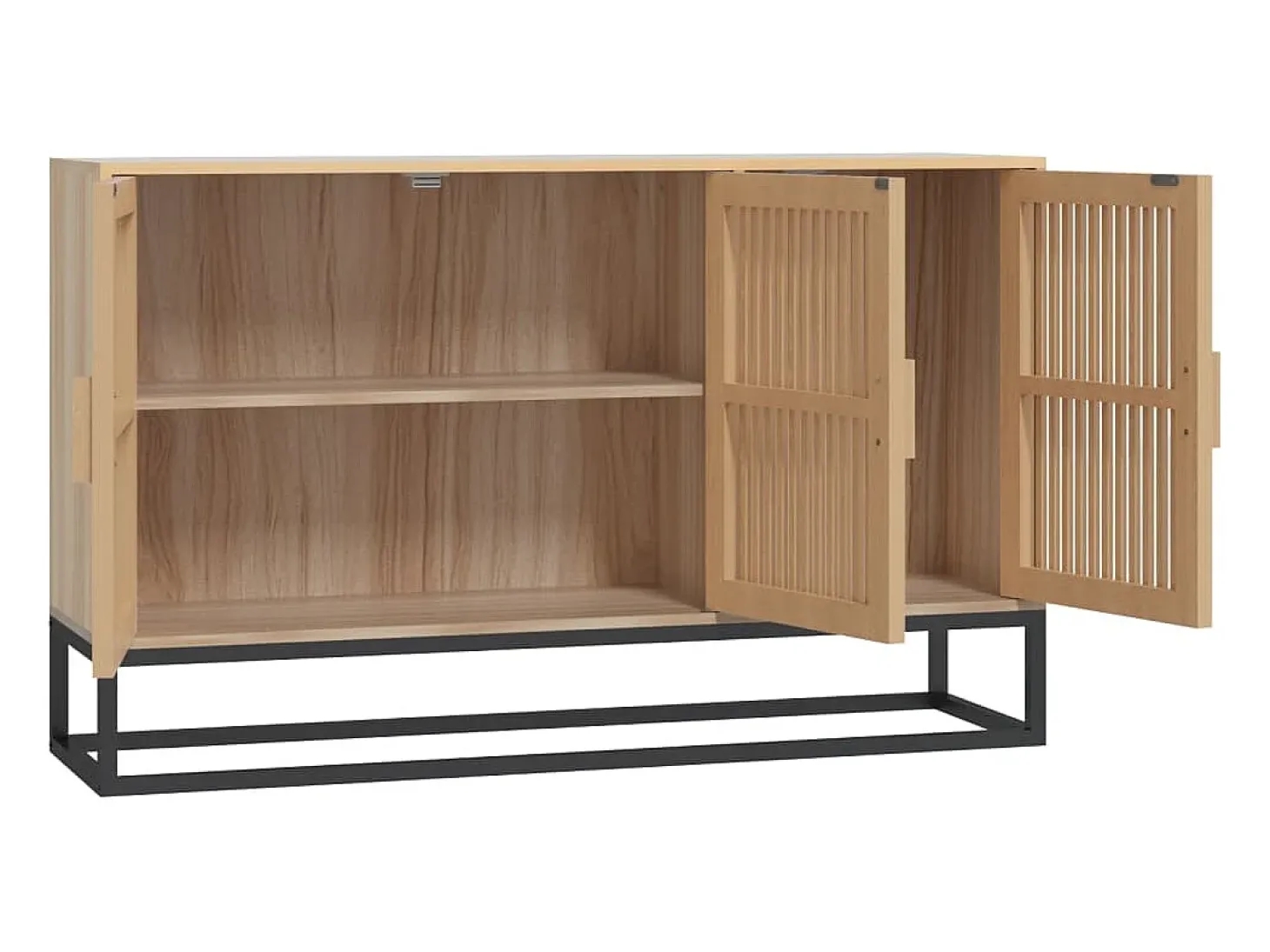 Aparador buffet cómoda mueble mueble de almacenamiento organizador cocina salón salón 105 x 30 x 65 cm madera contrachapada marrón 02_0029502