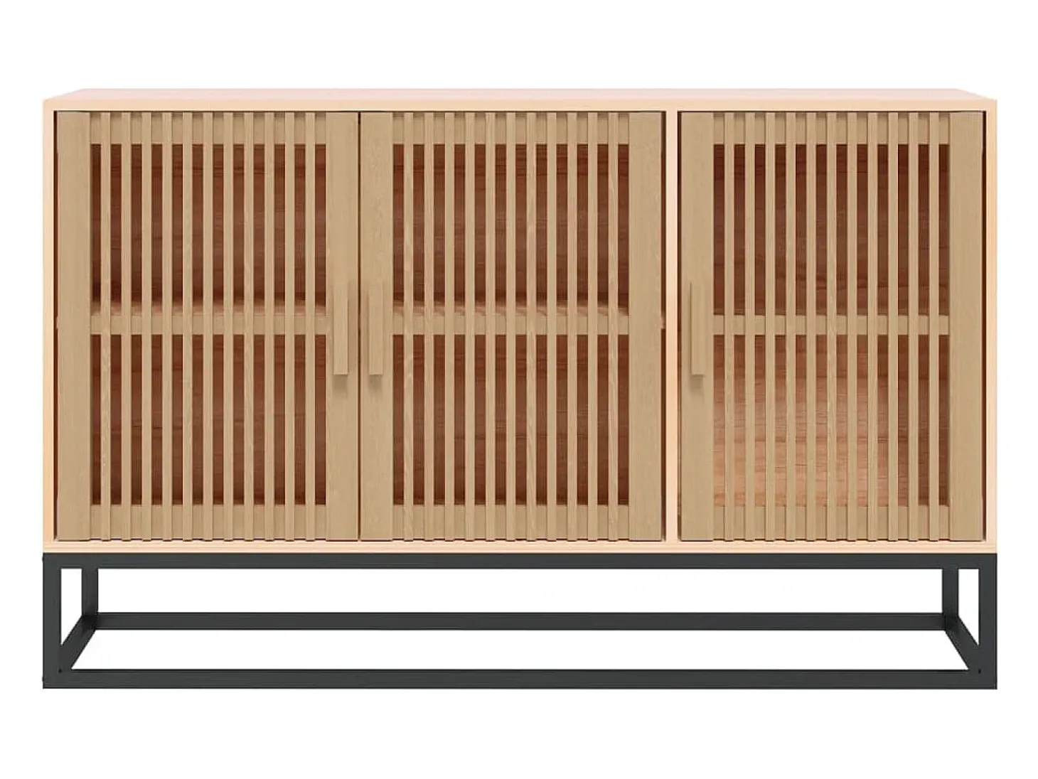 Aparador buffet cómoda mueble mueble de almacenamiento organizador cocina salón salón 105 x 30 x 65 cm madera contrachapada marrón 02_0029502