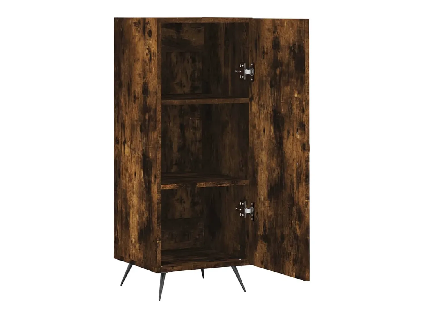 Aparador buffet cómoda mueble mueble de almacenaje organizador cocina salón salón 34,5 x 34 x 90 cm madera contrachapada marrón 02_0030916