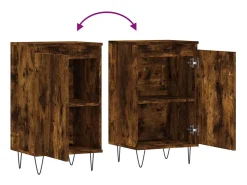 Aparador buffet cómoda mueble mueble de almacenaje organizador cocina salón salón 40 x 35 x 70 cm madera contrachapada blanco 02_0030938