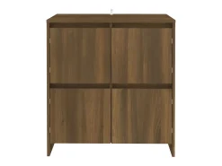 Aparador buffet cómoda mueble mueble de almacenaje organizador cocina salón salón 70 x 41 x 75 cm madera contrachapada marrón 02_0031411