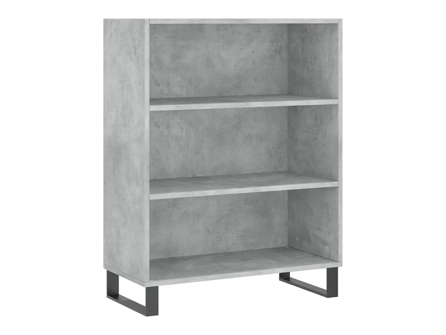 Aparador buffet cómoda mueble mueble de almacenamiento organizador cocina salón salón 69,5 x 32,5 x 180 cm madera contrachapada gris 02_0031998