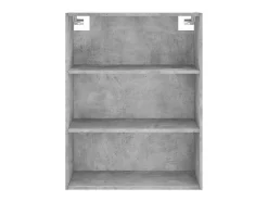 Aparador buffet cómoda mueble mueble de almacenamiento organizador cocina salón salón 69,5 x 32,5 x 180 cm madera contrachapada gris 02_0031998