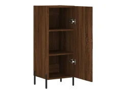 Aparador buffet cómoda mueble mueble de almacenaje organizador cocina salón salón 34,5 x 34 x 90 cm madera contrachapada marrón 02_0031202