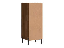 Aparador buffet cómoda mueble mueble de almacenaje organizador cocina salón salón 34,5 x 34 x 90 cm madera contrachapada marrón 02_0031202