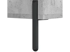 Aparador buffet cómoda mueble mueble de almacenaje organizador cocina salón salón 69,5 x 32,5 x 180 cm madera contrachapada gris 02_0031999