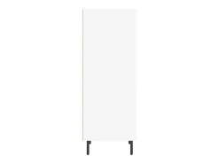 Aparador buffet cómoda mueble mueble de almacenaje organizador cocina salón salón 34,5 x 32,5 x 90 cm madera contrachapada blanco 02_0030233