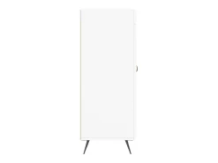 Aparador buffet cómoda mueble mueble de almacenaje organizador cocina salón salón 69,5 x 34 x 90 cm madera contrachapada blanco 02_0030421