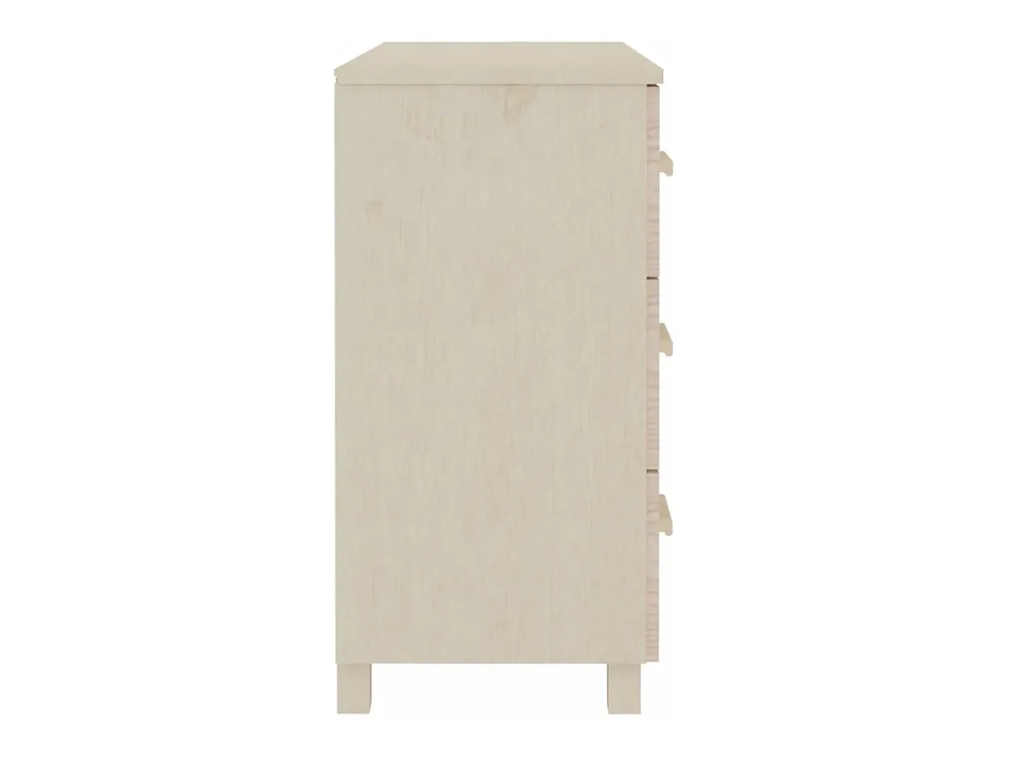 Aparador buffet cómoda mueble mueble de almacenaje organizador cocina salón salón 90 x 40 x 80 cm madera maciza de pino marrón 02_0032181