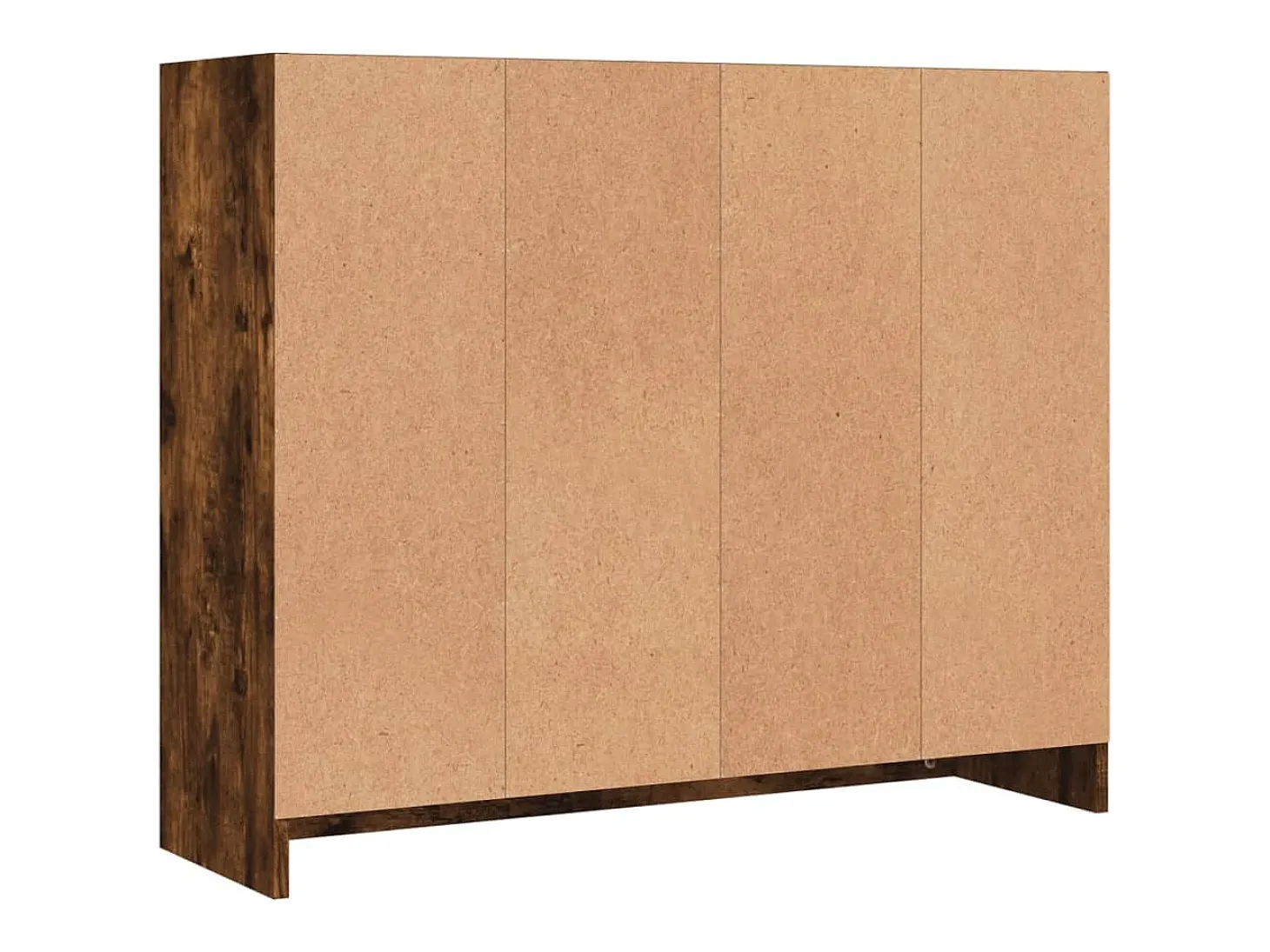 Aparador buffet cómoda mueble mueble de almacenaje organizador cocina salón salón 91 x 28 x 75 cm madera contrachapada marrón 02_0031131