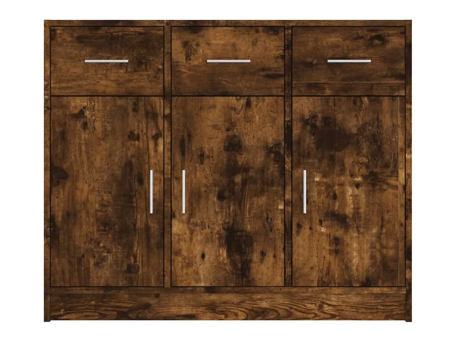 Aparador buffet cómoda mueble mueble de almacenaje organizador cocina salón salón 91 x 28 x 75 cm madera contrachapada marrón 02_0031131