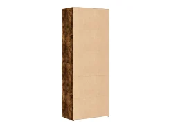Aparador buffet cómoda mueble mueble de almacenaje organizador cocina salón salón alto 70 x 42,5 x 185 cm madera contrachapada marrón 02_0033557