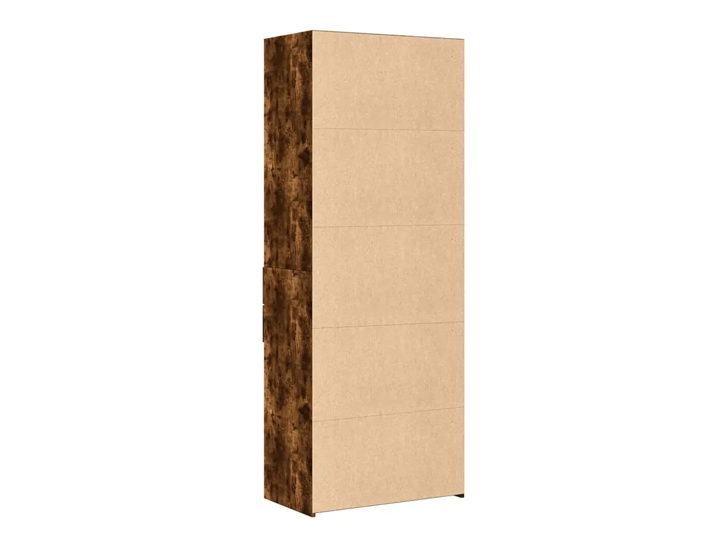 Aparador buffet cómoda mueble mueble de almacenaje organizador cocina salón salón alto 70 x 42,5 x 185 cm madera contrachapada marrón 02_0033557