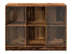 Aparador buffet cómoda mueble mueble de almacenaje organizador cocina salón salón madera vieja 102 x 37 x 75,5 cm madera contrachapada marrón 02_0036598
