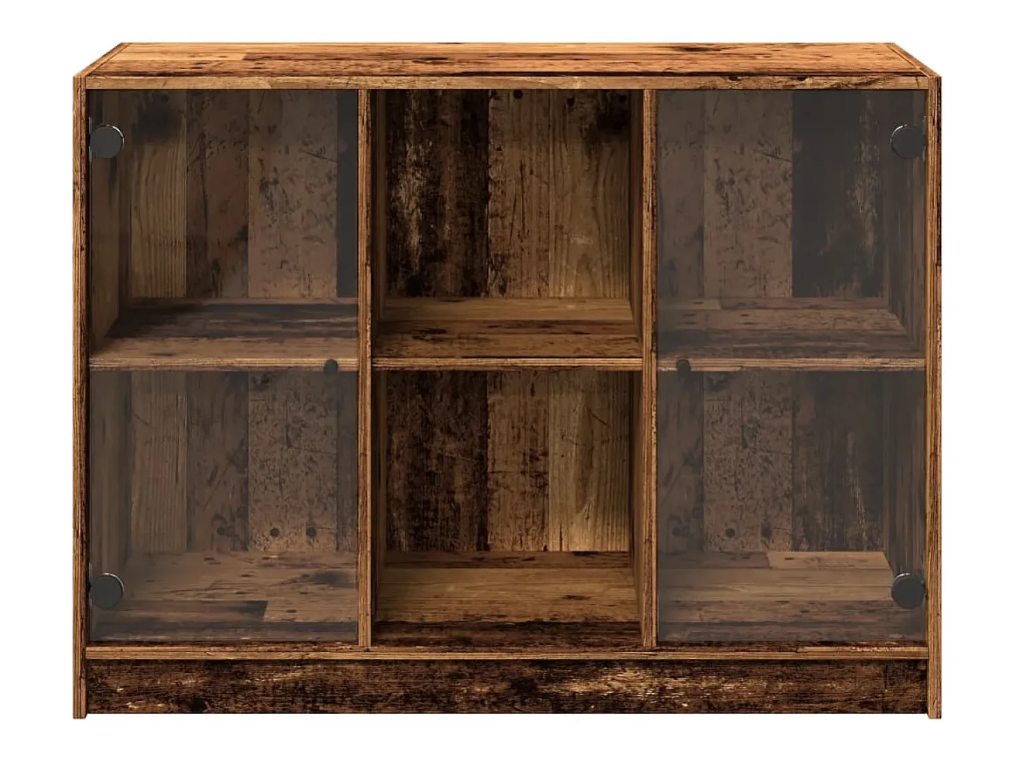Aparador buffet cómoda mueble mueble de almacenaje organizador cocina salón salón madera vieja 102 x 37 x 75,5 cm madera contrachapada marrón 02_0036598