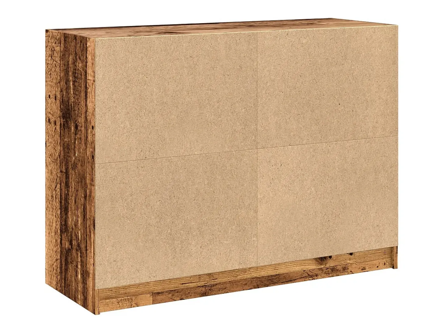 Aparador buffet cómoda mueble mueble de almacenaje organizador cocina salón salón madera vieja 102 x 37 x 75,5 cm madera contrachapada marrón 02_0036598