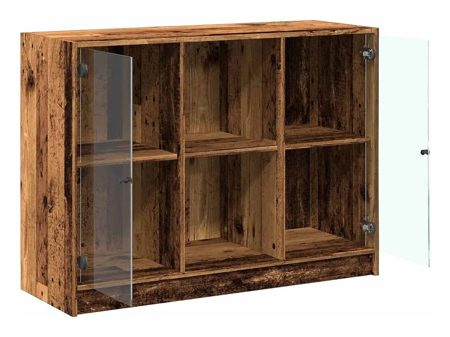 Aparador buffet cómoda mueble mueble de almacenaje organizador cocina salón salón madera vieja 102 x 37 x 75,5 cm madera contrachapada marrón 02_0036598