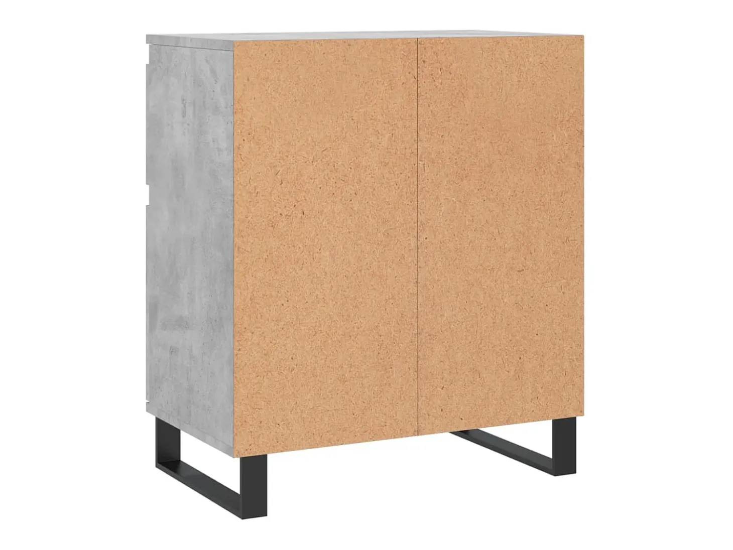 Aparador buffet cómoda mueble mueble de almacenaje organizador cocina salón salón 60 x 35 x 70 cm madera contrachapada gris 02_0031969
