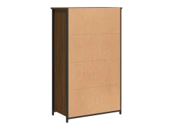 Aparador buffet cómoda mueble mueble de almacenaje organizador cocina salón salón alto 62 x 32 x 103,5 cm madera contrachapada marrón 02_0033738