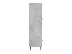 Aparador buffet cómoda mueble mueble de almacenaje organizador cocina salón salón alto 69,5 x 31 x 115 cm madera contrachapada gris 02_0034482
