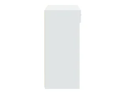 Aparador buffet cómoda mueble mueble de almacenaje organizador cocina salón salón 80 x 42,5 x 93 cm madera contrachapada blanco 02_0030520