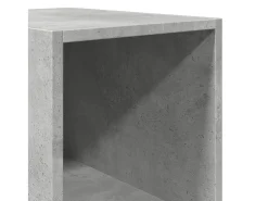 Aparador buffet cómoda mueble mueble de almacenamiento organizador cocina salón salón alto 30 x 41 x 185 cm madera contrachapada gris 02_0034234