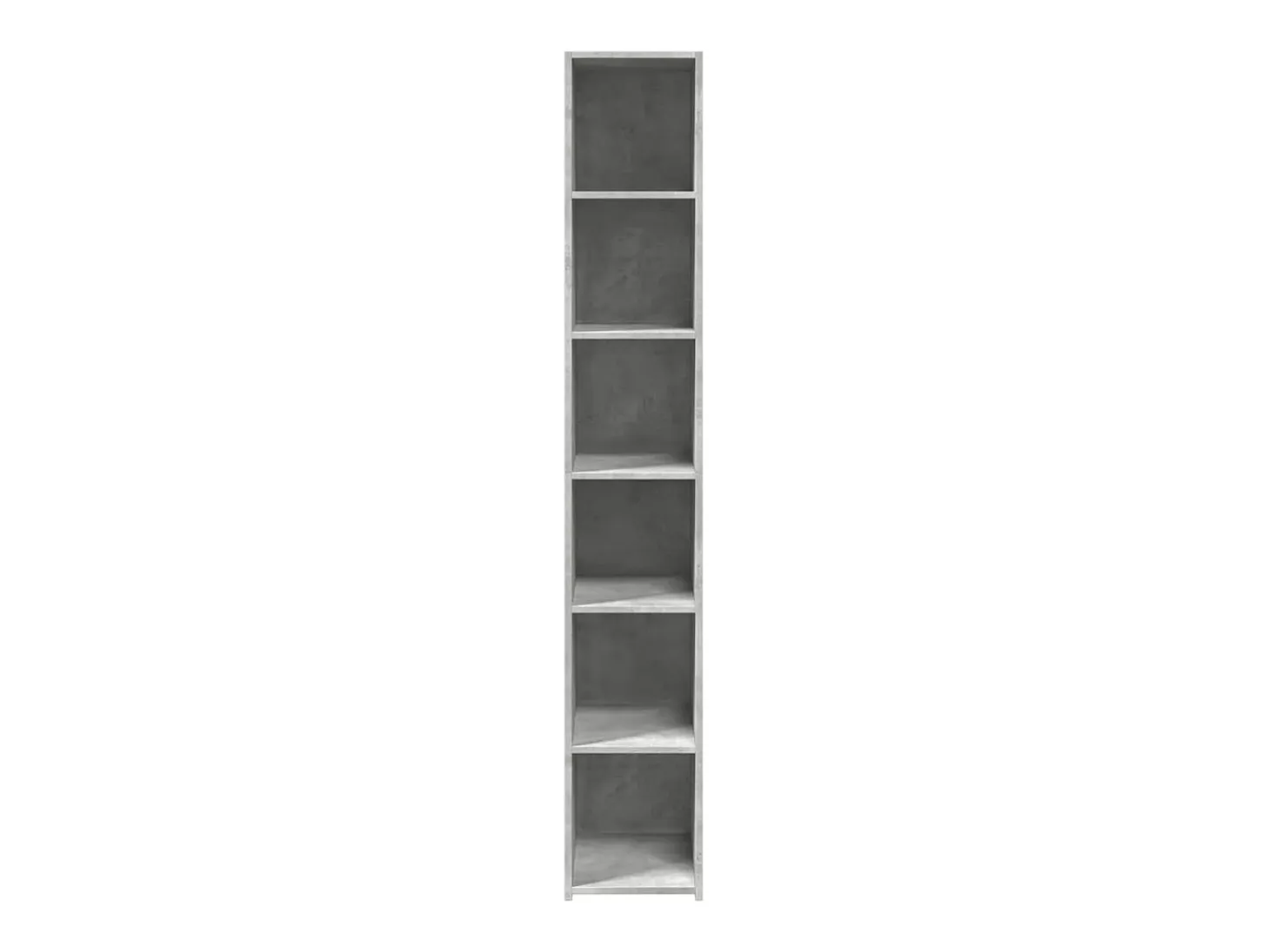Aparador buffet cómoda mueble mueble de almacenamiento organizador cocina salón salón alto 30 x 41 x 185 cm madera contrachapada gris 02_0034234