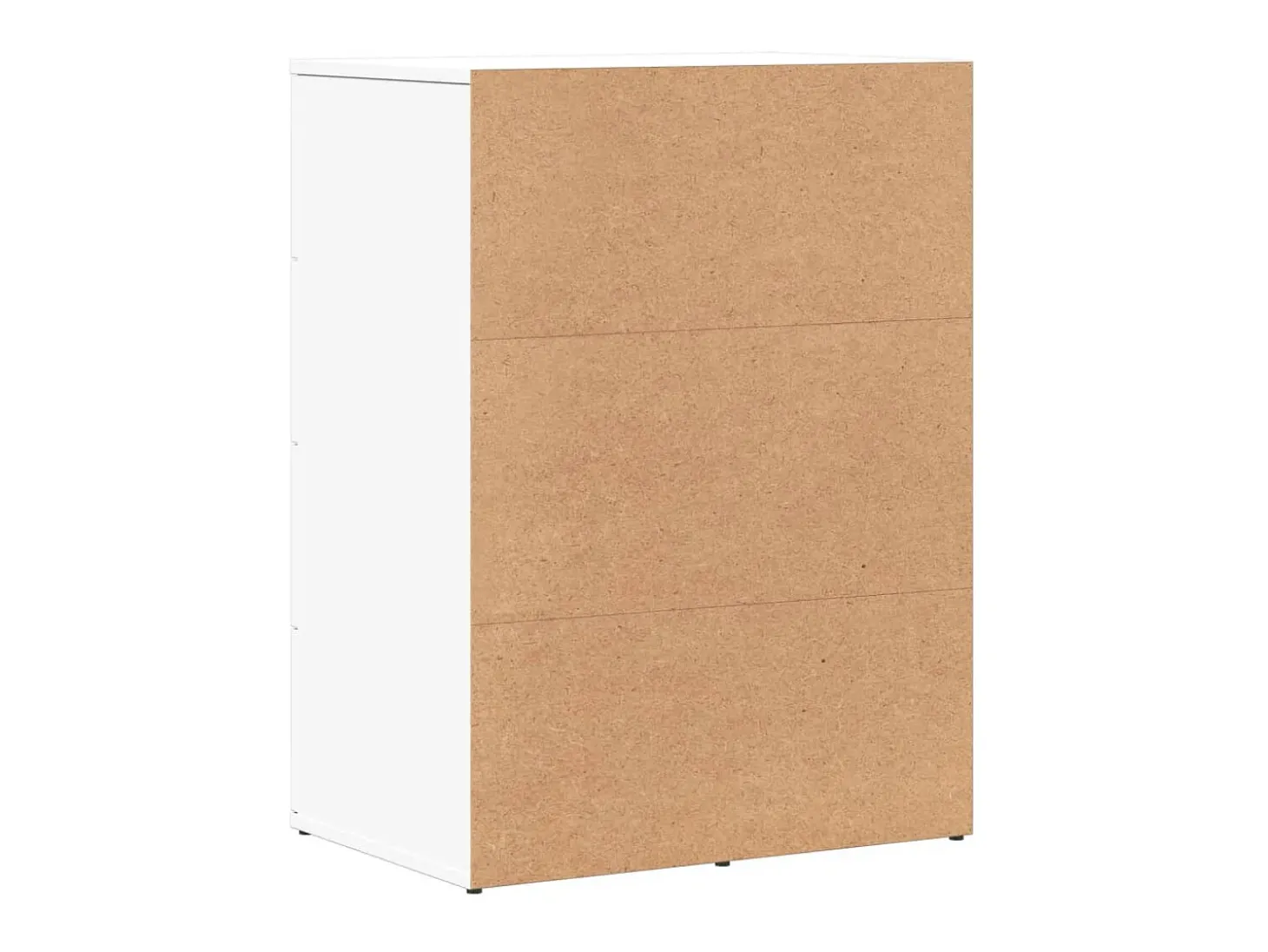 Aparador buffet cómoda mueble almacenaje organizador cocina salón salón 59 x 39 x 80 cm madera contrachapada blanco 02_0030326