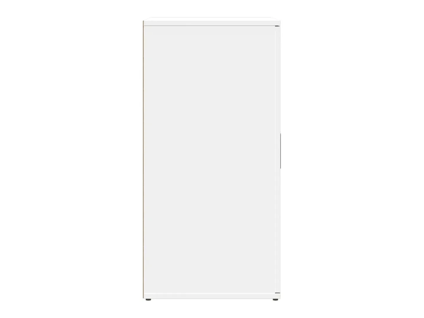 Aparador buffet cómoda mueble almacenaje organizador cocina salón salón 59 x 39 x 80 cm madera contrachapada blanco 02_0030326