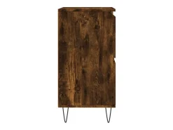 Aparador buffet cómoda mueble unidad de almacenamiento organizador cocina salón sala de estar 3 piezas marrón madera contrachapada 02_0037068