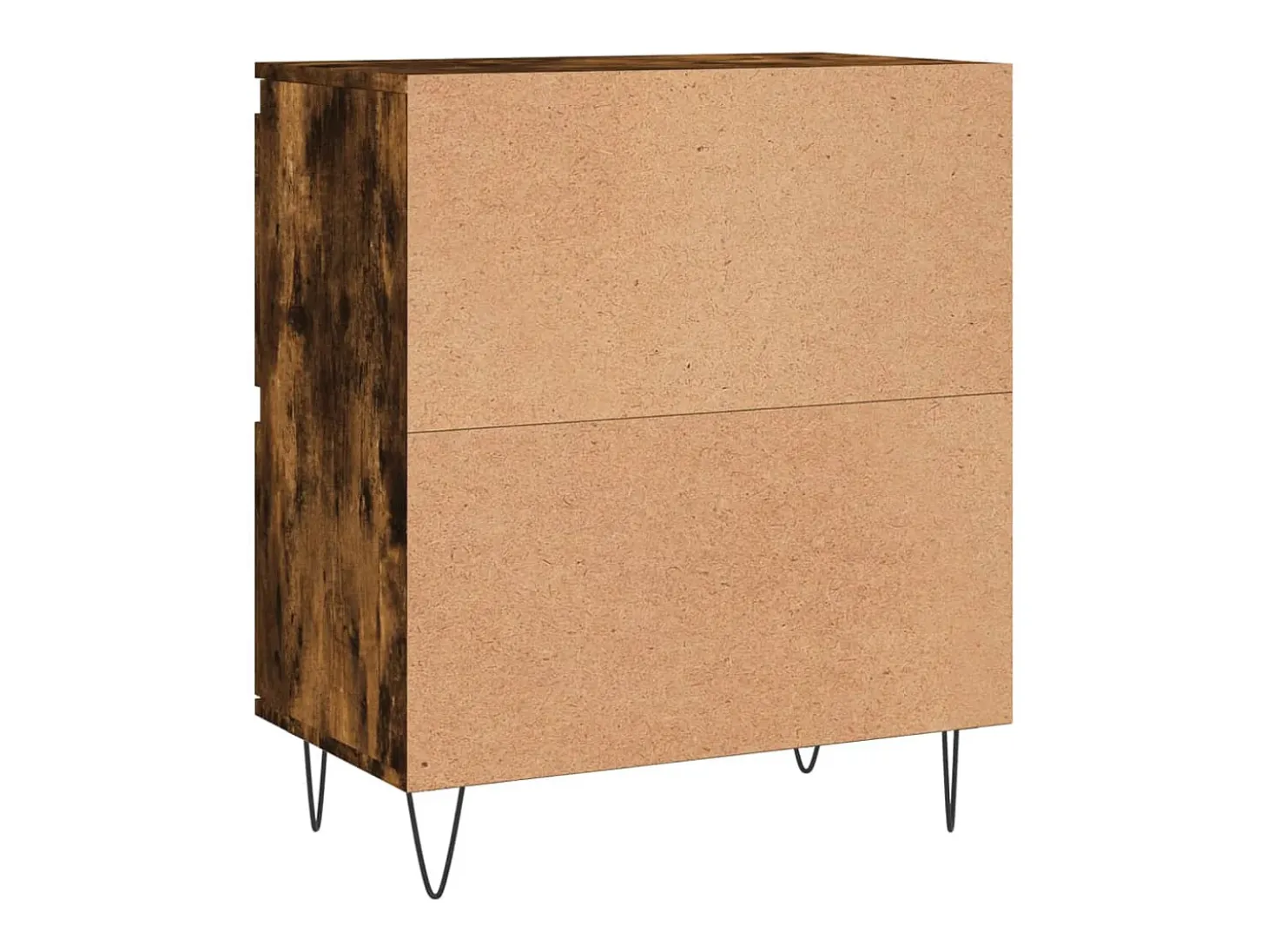 Aparador buffet cómoda mueble unidad de almacenamiento organizador cocina salón sala de estar 3 piezas marrón madera contrachapada 02_0037068