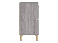 Aparador buffet cómoda mueble unidad de almacenamiento organizador cocina salón salón 3 piezas sonoma 60 x 35 x 70 cm madera contrachapada gris 02_0037170