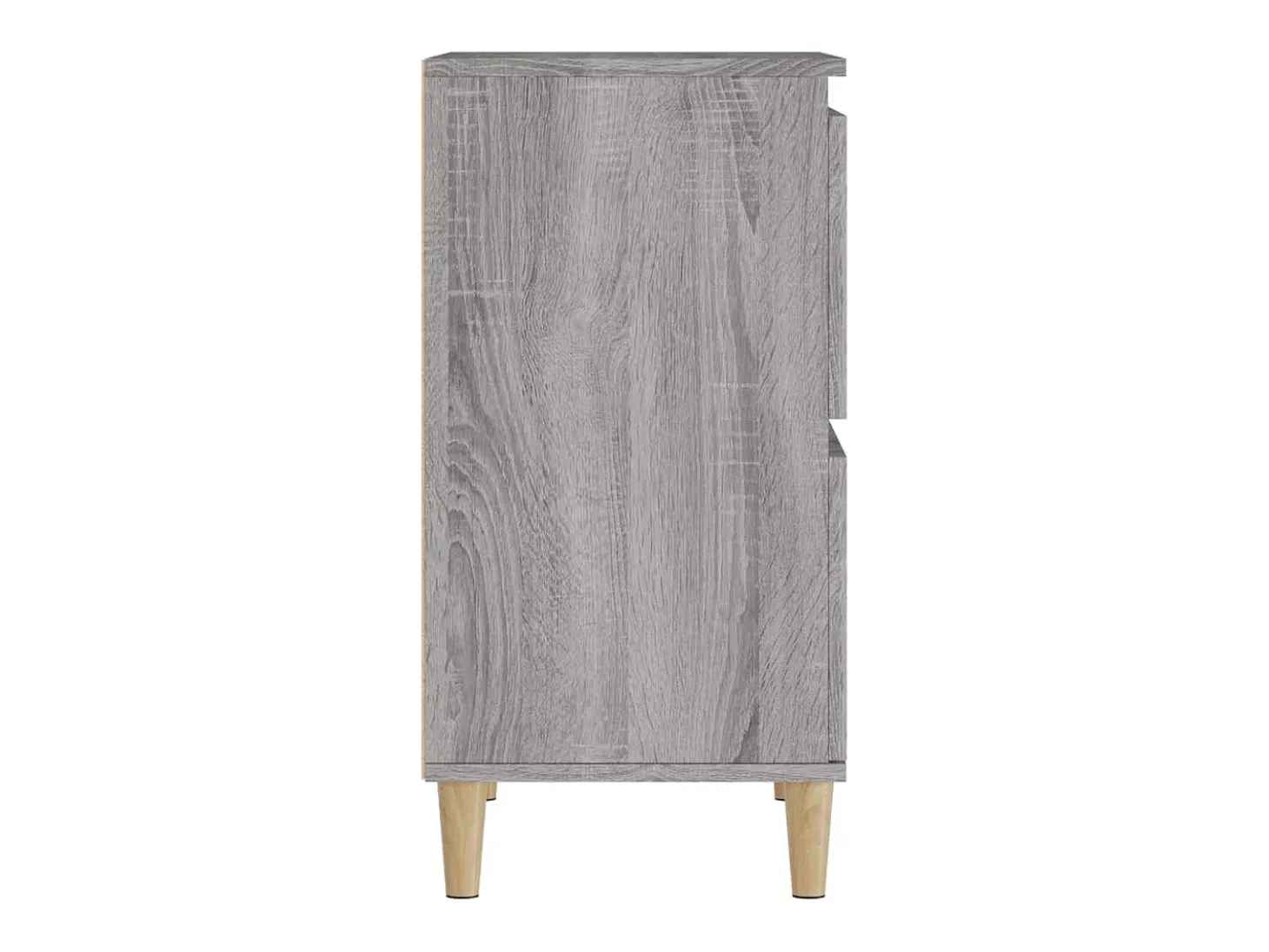 Aparador buffet cómoda mueble unidad de almacenamiento organizador cocina salón salón 3 piezas sonoma 60 x 35 x 70 cm madera contrachapada gris 02_0037170