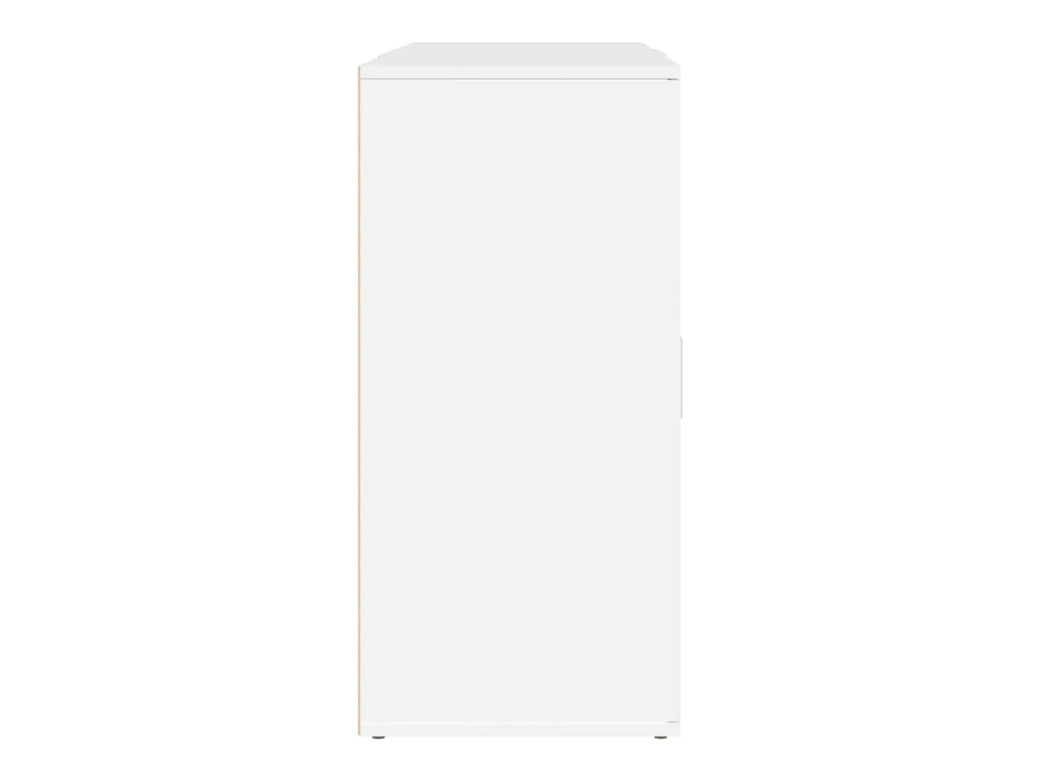 Aparador buffet cómoda mueble unidad de almacenamiento organizador cocina salón sala de estar 3 piezas madera contrachapada blanco 02_0037002