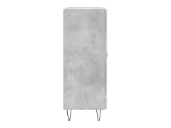 Aparador buffet cómoda mueble mueble de almacenaje organizador cocina salón salón 69,5 x 34 x 90 cm madera contrachapada gris 02_0032013