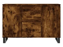 Aparador buffet cómoda mueble mueble de almacenaje organizador cocina salón salón 104 x 35 x 70 cm madera contrachapada marrón 02_0030858