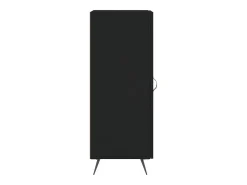 Aparador buffet cómoda mueble mueble de almacenaje organizador cocina salón salón 34,5 x 34 x 90 cm madera contrachapada negra 02_0035905