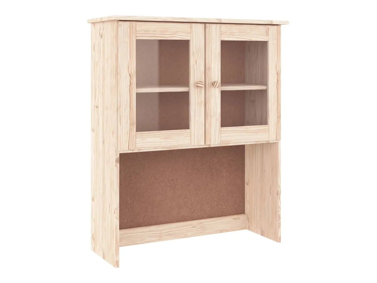 Aparador buffet cómoda mueble almacenaje organizador cocina salón salón ALTA 77 x 35 x 165 cm madera maciza de pino marrón 02_0029673
