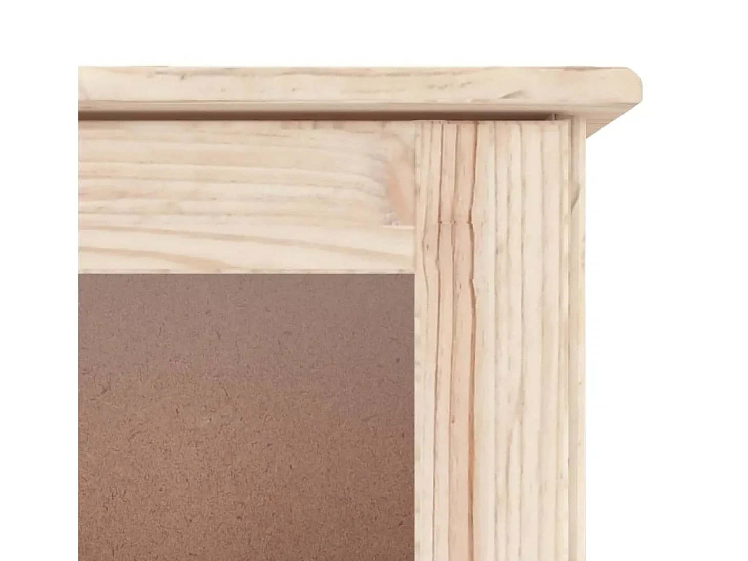 Aparador buffet cómoda mueble almacenaje organizador cocina salón salón ALTA 77 x 35 x 165 cm madera maciza de pino marrón 02_0029673
