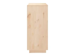 Aparador buffet cómoda mueble almacenaje organizador cocina salón salón 70 x 34 x 80 cm madera maciza de pino marrón 02_0029640