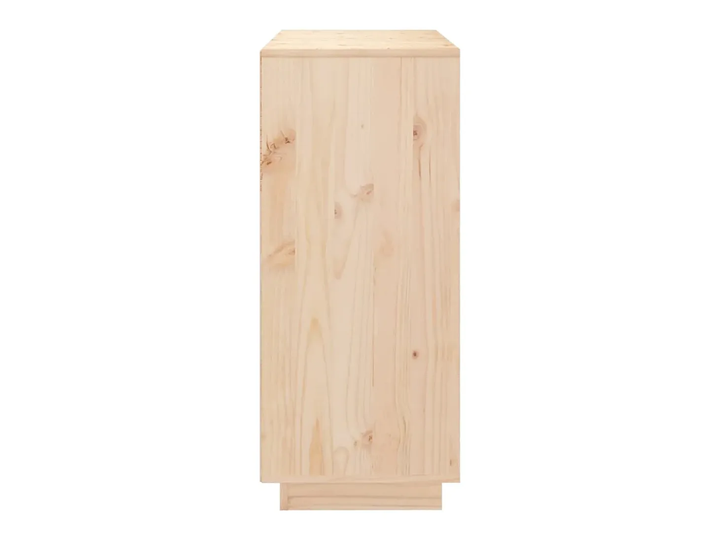 Aparador buffet cómoda mueble almacenaje organizador cocina salón salón 70 x 34 x 80 cm madera maciza de pino marrón 02_0029640