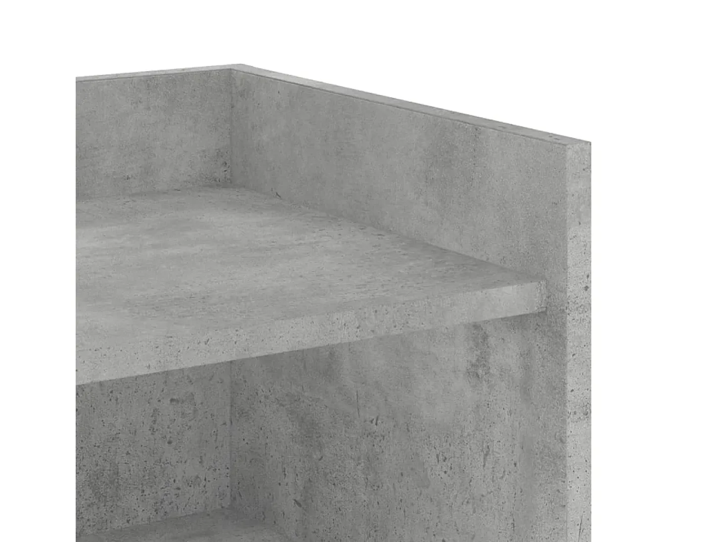 Aparador buffet cómoda mueble mueble de almacenaje organizador cocina salón salón 45 x 35 x 75 cm madera contrachapada gris 02_0031939