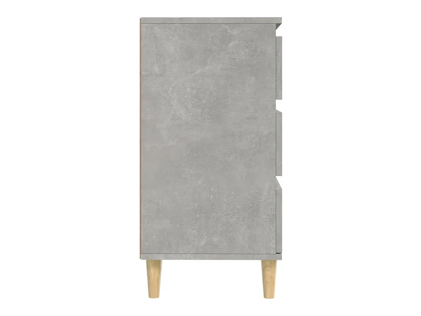 Aparador buffet cómoda mueble mueble de almacenaje organizador cocina salón salón 60 x 35 x 70 cm madera contrachapada gris 02_0031979