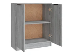 Aparador buffet cómoda mueble unidad de almacenamiento organizador cocina salón salón 3 piezas madera contrachapada Sonoma gris 02_0037180