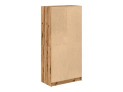 Aparador buffet cómoda mueble almacenaje organizador cocina salón salón alto con puertas hecho a mano madera contrachapada marrón 02_0032229