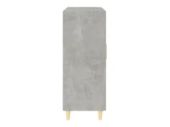 Aparador buffet cómoda mueble mueble de almacenaje organizador cocina salón salón 69,5 x 34 x 90 cm madera contrachapada gris 02_0032038