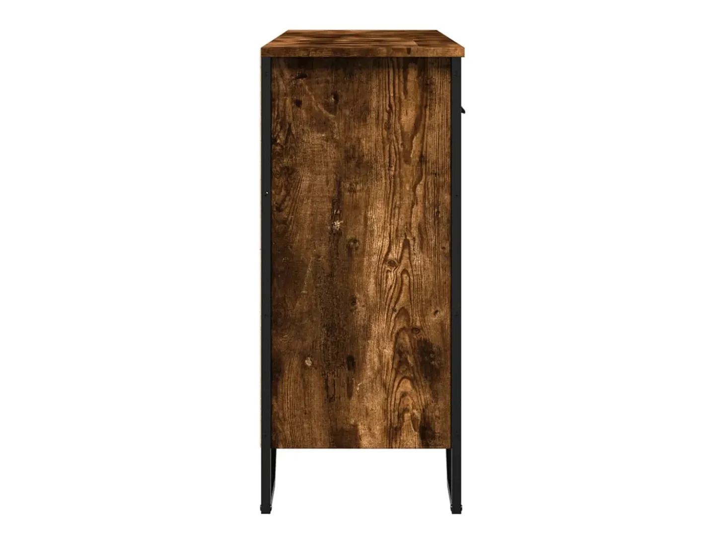 Aparador buffet cómoda mueble mueble de almacenamiento organizador cocina salón salón 97 x 32,5 x 74,5 cm madera contrachapada marrón 02_0031137